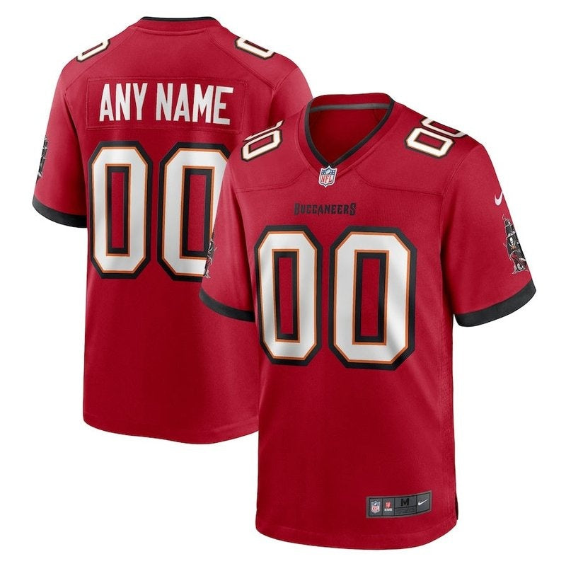 Tampa Bay Buccaneers - Custom NFL Game Jersey - Vermelho