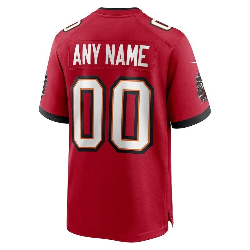 Tampa Bay Buccaneers - Custom NFL Game Jersey - Vermelho