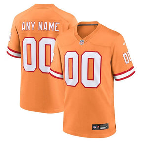 Tampa Bay Buccaneers - Custom Throwback NFL Game Jersey - Laranja
