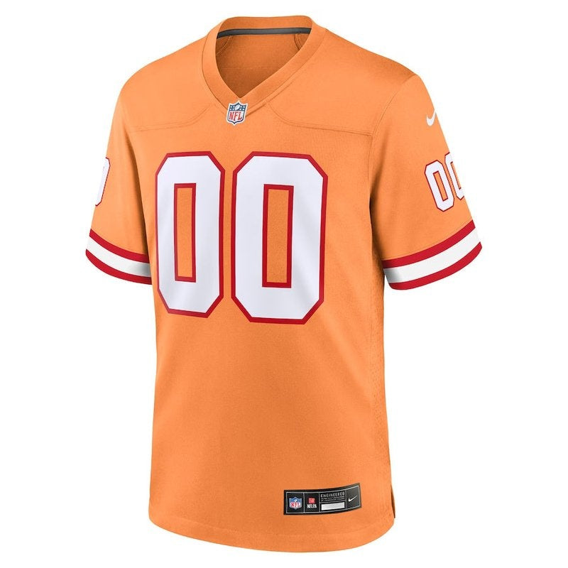 Tampa Bay Buccaneers - Custom Throwback NFL Game Jersey - Laranja