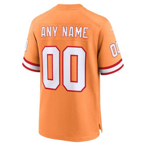 Tampa Bay Buccaneers - Custom Throwback NFL Game Jersey - Laranja